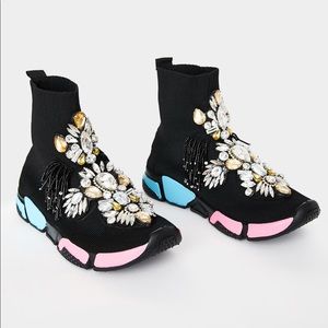 Azalea Wang Formation studded sock shoes